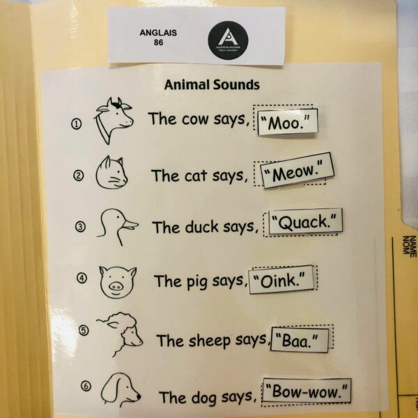 Les sons des animaux