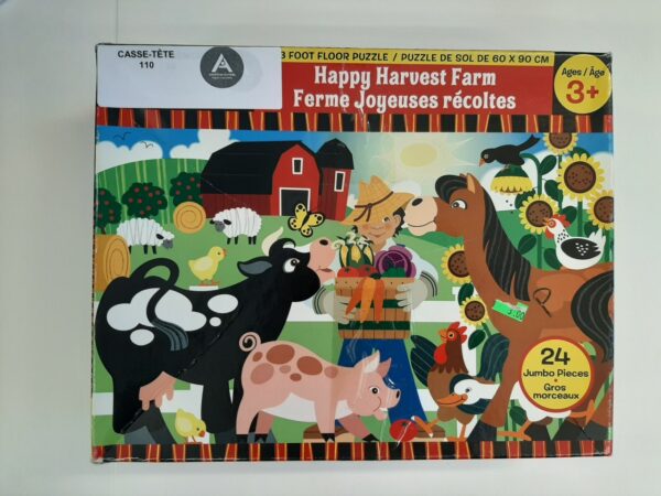 Casse-tête géant de la ferme- 24 morceaux