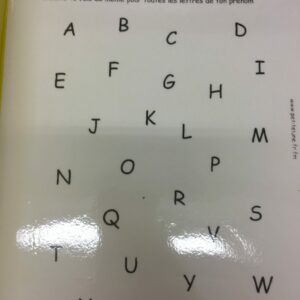 Trouve la premiere lettre de ton nom