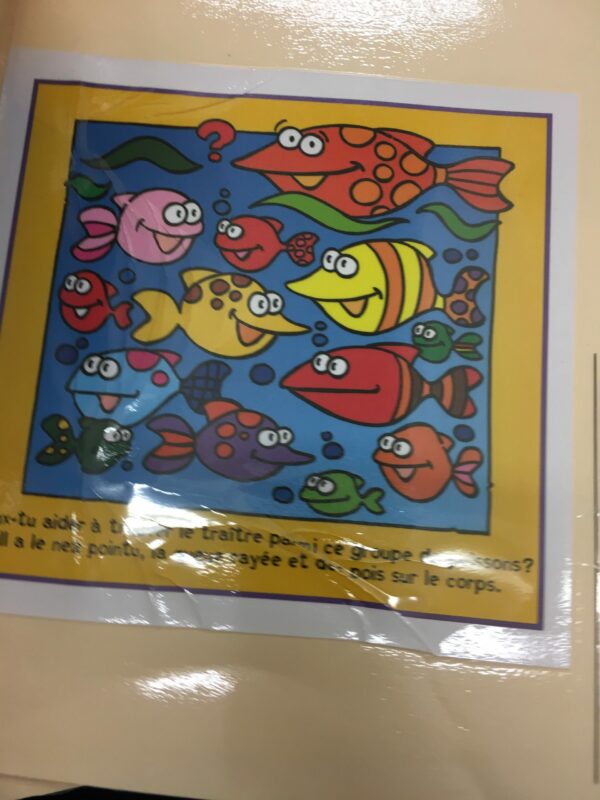 Trouve le traite dans ces poissons