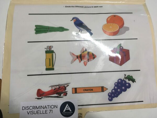 Trouve l'objet orange