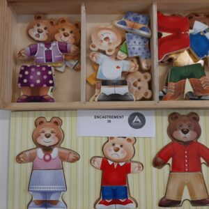 Les habillements d'oursons