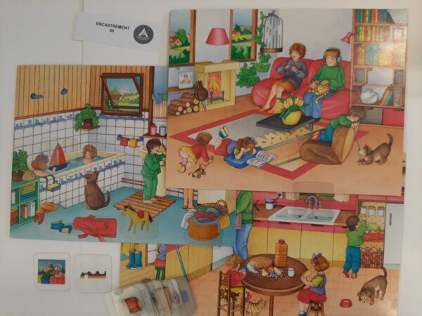 Cherche et trouve dans la maison