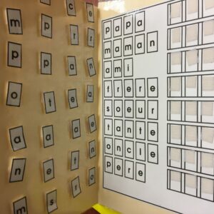 Place les lettres