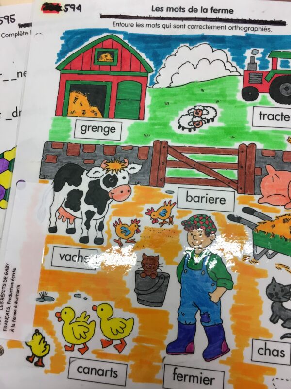 Les mots de la ferme