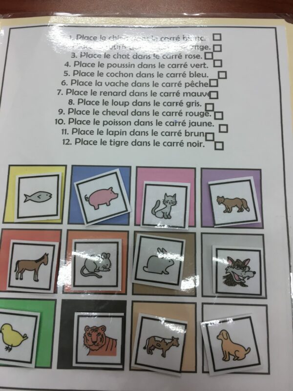 Place les animaux au bon endroit