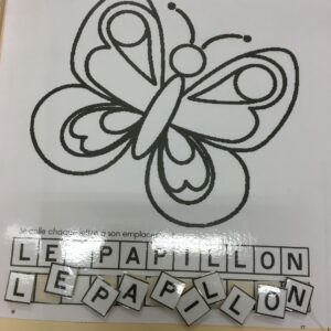 Écrit le mot