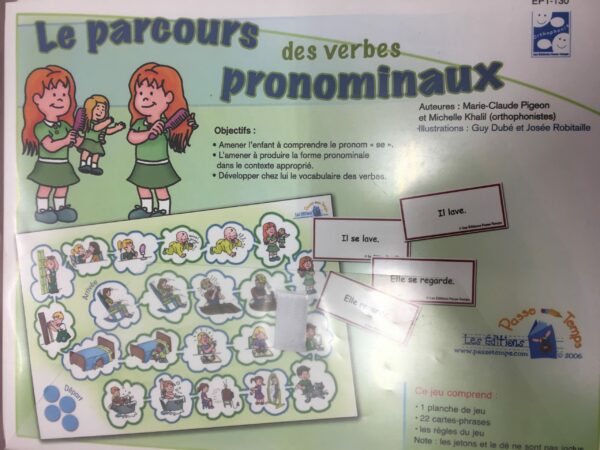 Le parcours des verbes pronominaux