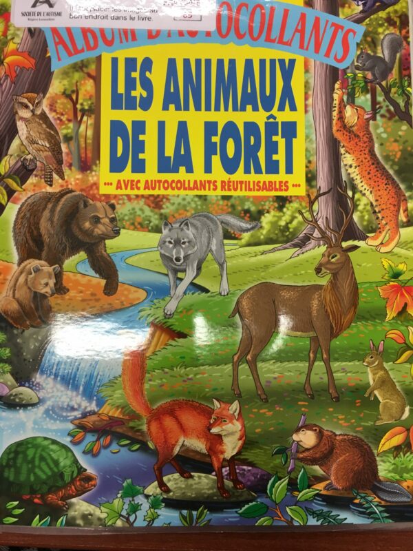 Histoire à coller- Les animaux de la forêt