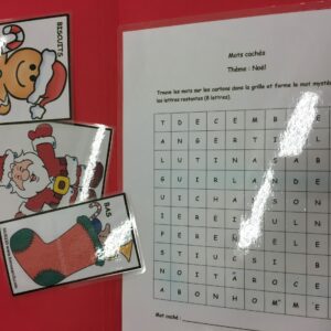 Mots cachés de Noël