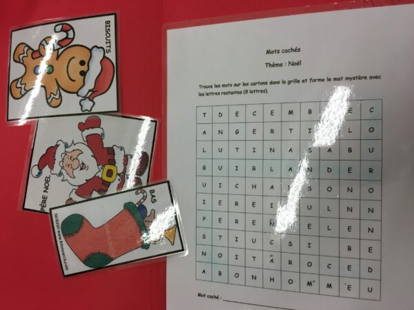 Mots cachés de Noël