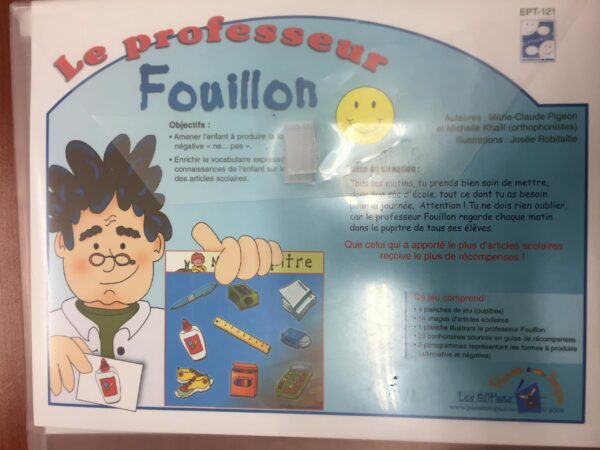 Le professeur fouillon