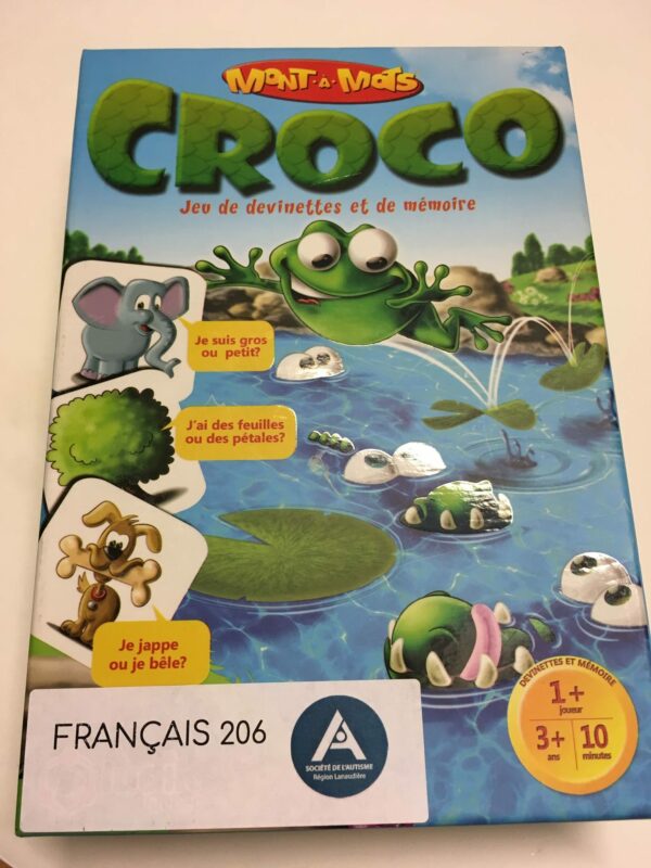 Croco- jeu de devinette et mémoire