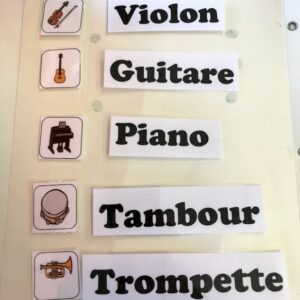 Place les noms des instruments de musique