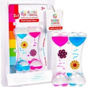 Sablier liquide double
