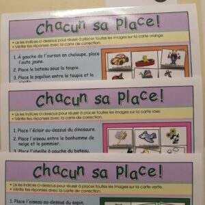 Chacun sa place