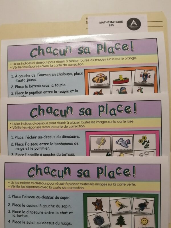 Chacun sa place