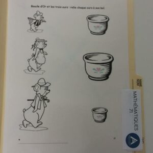 Relie chaque ours à son bol