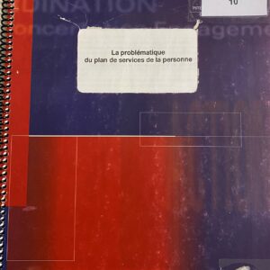 La problématique du plan de services de la personne