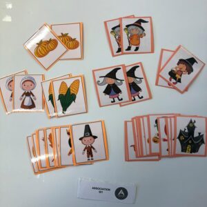 Jeu de mémoire d'Halloween