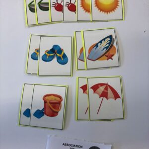 Jeu de mémoire journée d'été