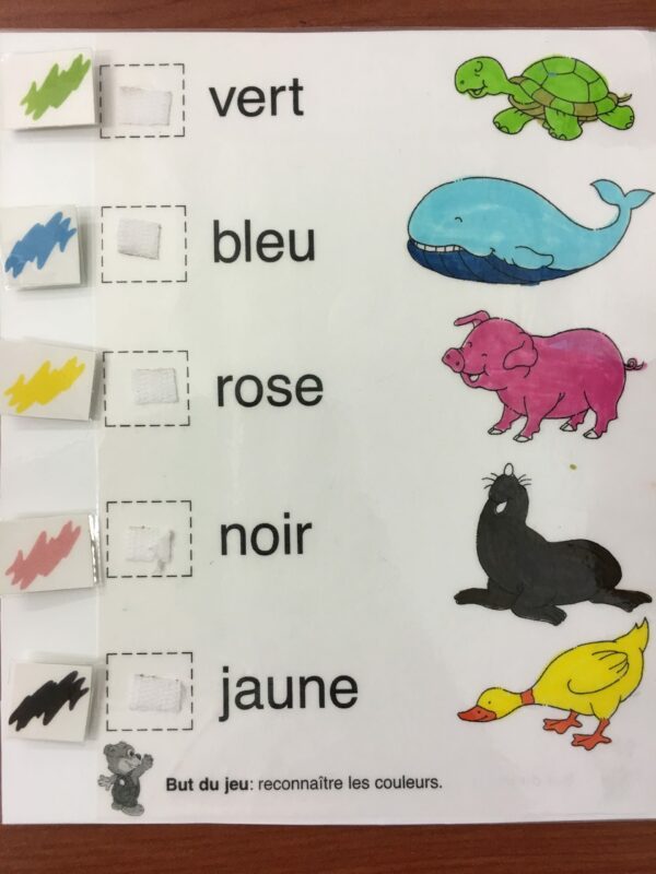 Les couleurs