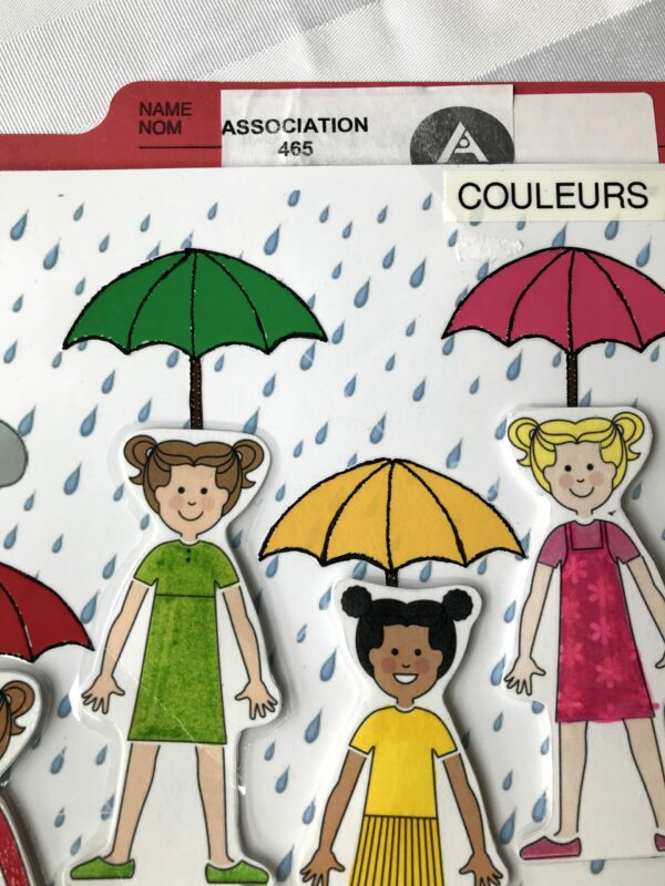 La couleur des parapluies
