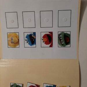 Les personnages de sesame street