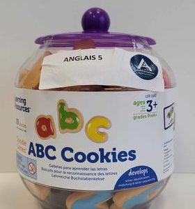 Biscuits de la reconnaissance des lettres