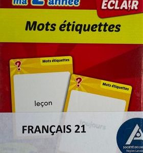 Toute ma 2e année - mots étiquettes