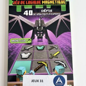 Jeu de logique magnétique Minecraft