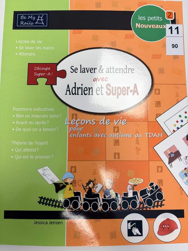 Se laver et attendre avec Adrien et Super-A Tome 1